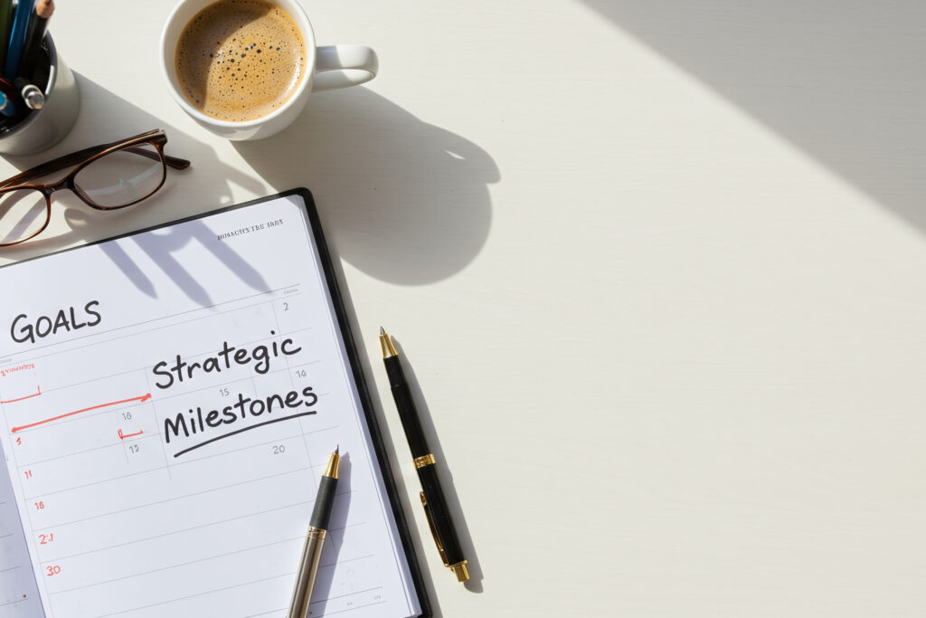 setting milestones and goals before decluttering