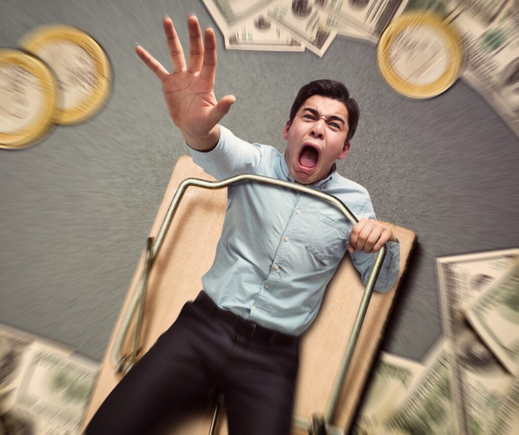 man falling into low upfront moving cost trap in Singapore